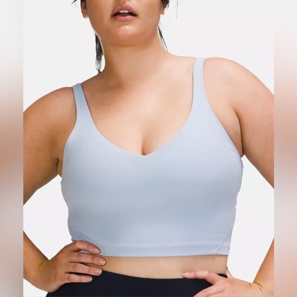 lululemon athletica Other - Lululemon Align Tank Size 8 Gray Blue Athletic Gym Sport Top Bra Support